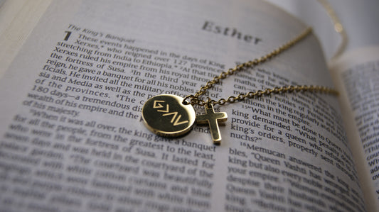 Dainty "God is" pendant